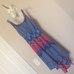 Bold Color Tank Dress